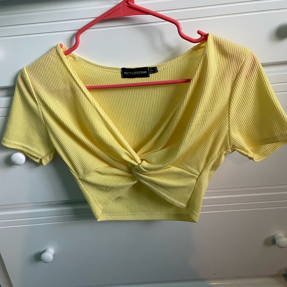 Yellow Pretty Little Thing top